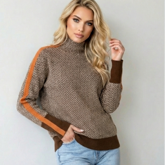 Marta - Jersey Silueta Ámbar Cuello Alto