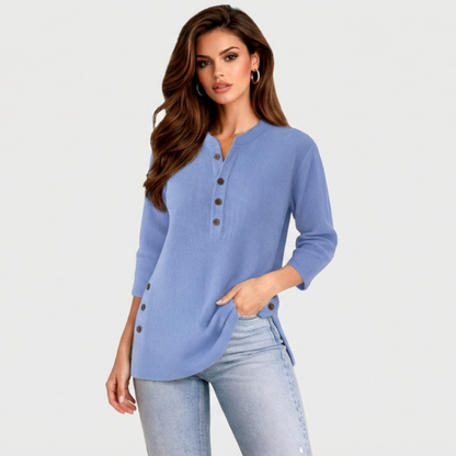 Siena - Jersey de manga larga de punto holgado