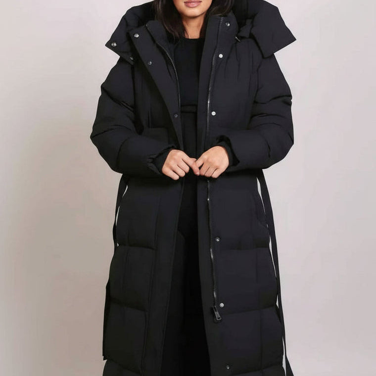 Valentina - Abrigo Largo Lujoso Acolchado