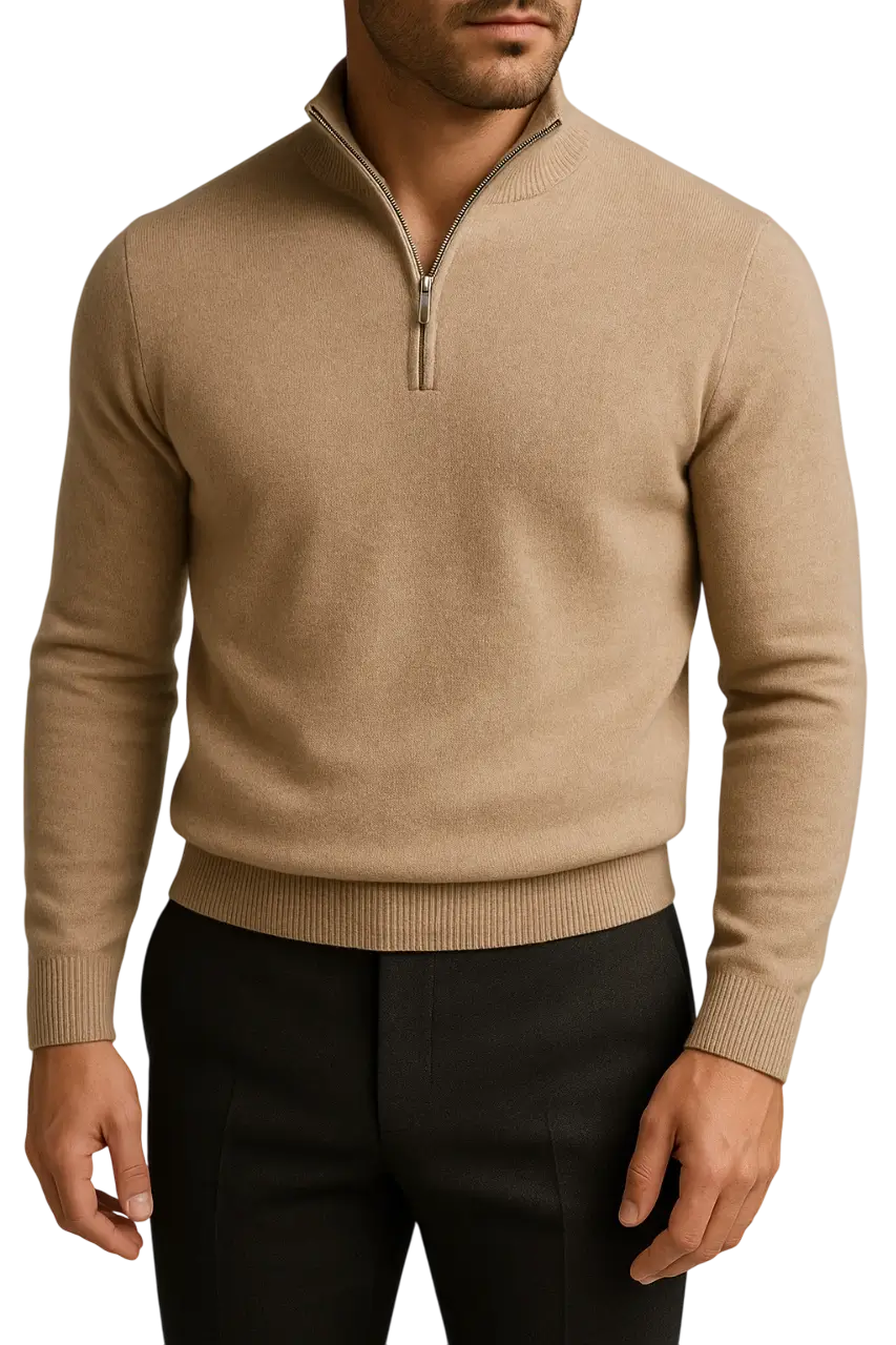 José - Jersey con cremallera para hombre