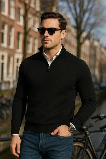 José - Jersey con cremallera para hombre