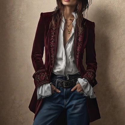 Tania - Chaqueta Elegante Terciopelo